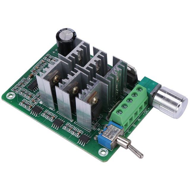 Controlador de velocidad de motor trifásico sin escobillas sin sensores BLDC Unidad de ventilador CC 5-36 V