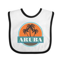 Inktastic Aruba Vacation Sunset Boys or Girls Baby Bib