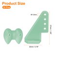 thumbnail image 2 of Uxcell 10Pcs Plastic Control Horns, 4 Hole Rudder Angle with Base for RC Parts, Green, 2 of 5