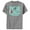 Charcoal Heather, variant on Boy's Pokemon Bulbasaur Wink Face  Performance Graphic Tee Royal Blue Heather Medium