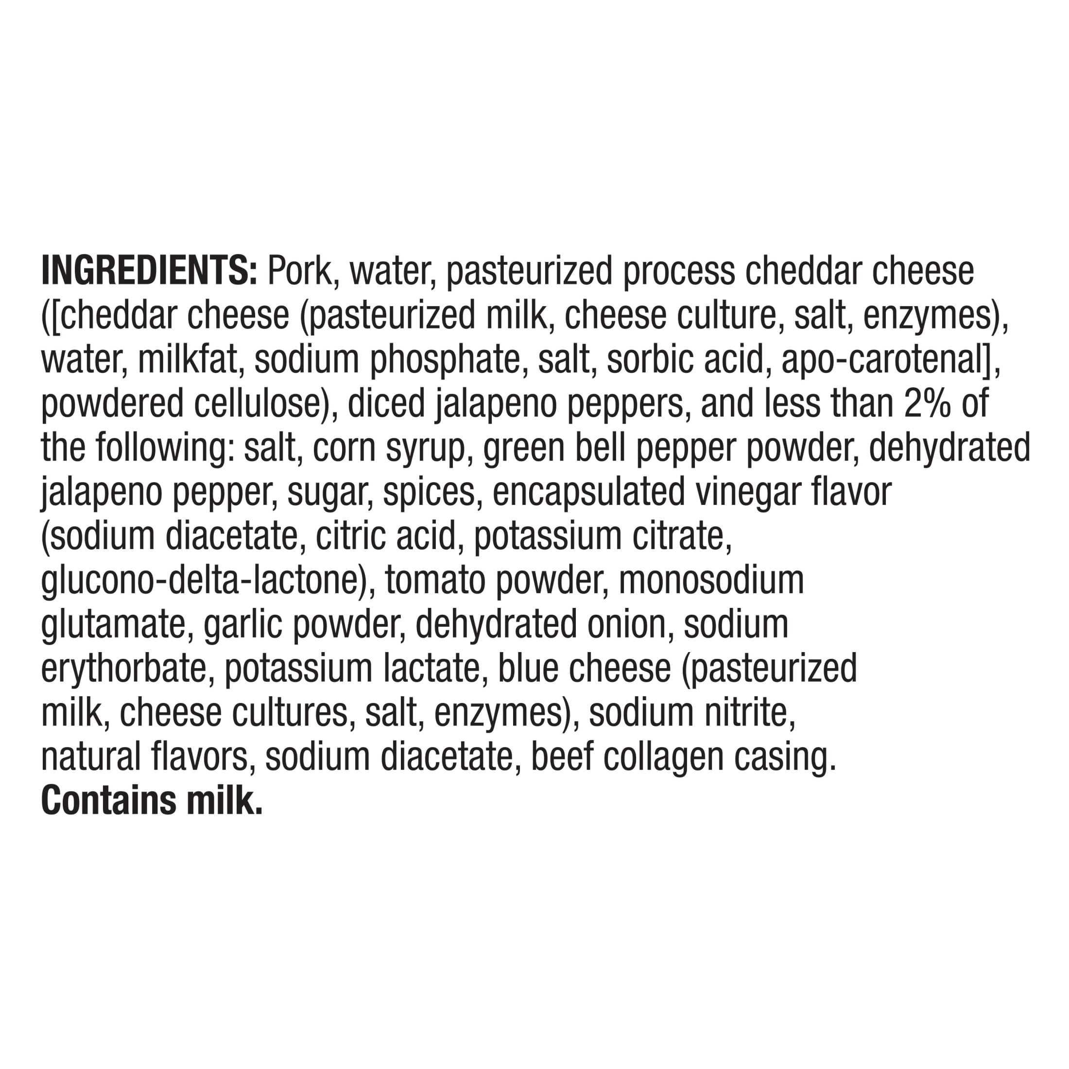 Johnsonville Jalapeno & Cheddar Smoked Sausage, 6 Links, 14 oz