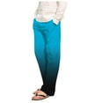 thumbnail image 1 of Teissuly Men's Comfy Pajamas Drawstring Stretch Print Sweatpants Long Wide Leg Lounge Home Full Length Pants, 1 of 4