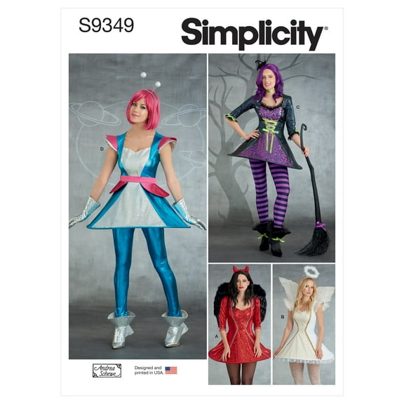 Simplicity Misses Costumes-6-8-10-12-14