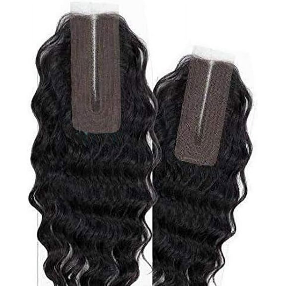 Synthetic Weave - LOOSE DEEP LACE CLOSURE 16" (2 Dark Brown)