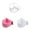 Clear+Pink+White-3pc, variant on 3 Pcs Universal Pet Food and Water Cups, Feeder Bowls for Parrots Birds Hamsters Guinea Pigs Rabbits Small Pets, Easy-Clean Durable Pet Supplies