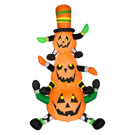 Airblown Inflatables Animated Whimsy Pumpkin Stack Inflatable