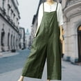 thumbnail image 4 of Cotton Loose Rompers Casual WomenJumpsuits One-piece Simple Oversize Jumpsuits, 4 of 9