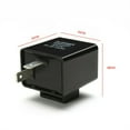 thumbnail image 2 of SPRING 12V,2-Pin Motorcycle Blinker Adjustable LED Flasher Relay Turn Signal Indicator, 2 of 8