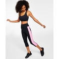 thumbnail image 3 of ID Ideology Women's Essentials Colorblocked Cropped Leggings Pink Size Medium, 3 of 3