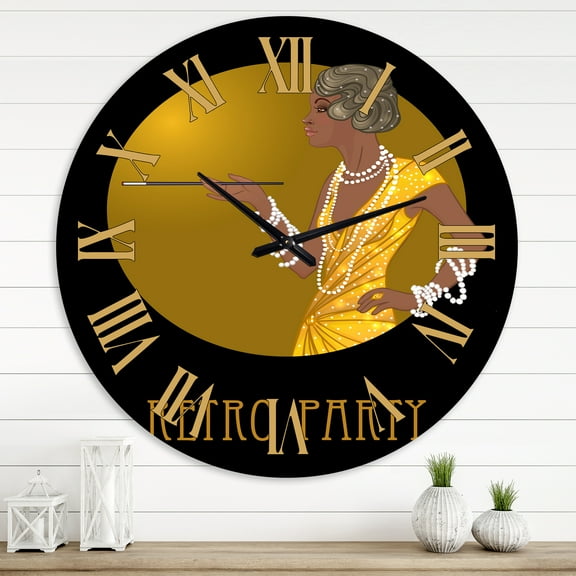 Designart 1" Quartz Modern/Contemporary Wall Clock