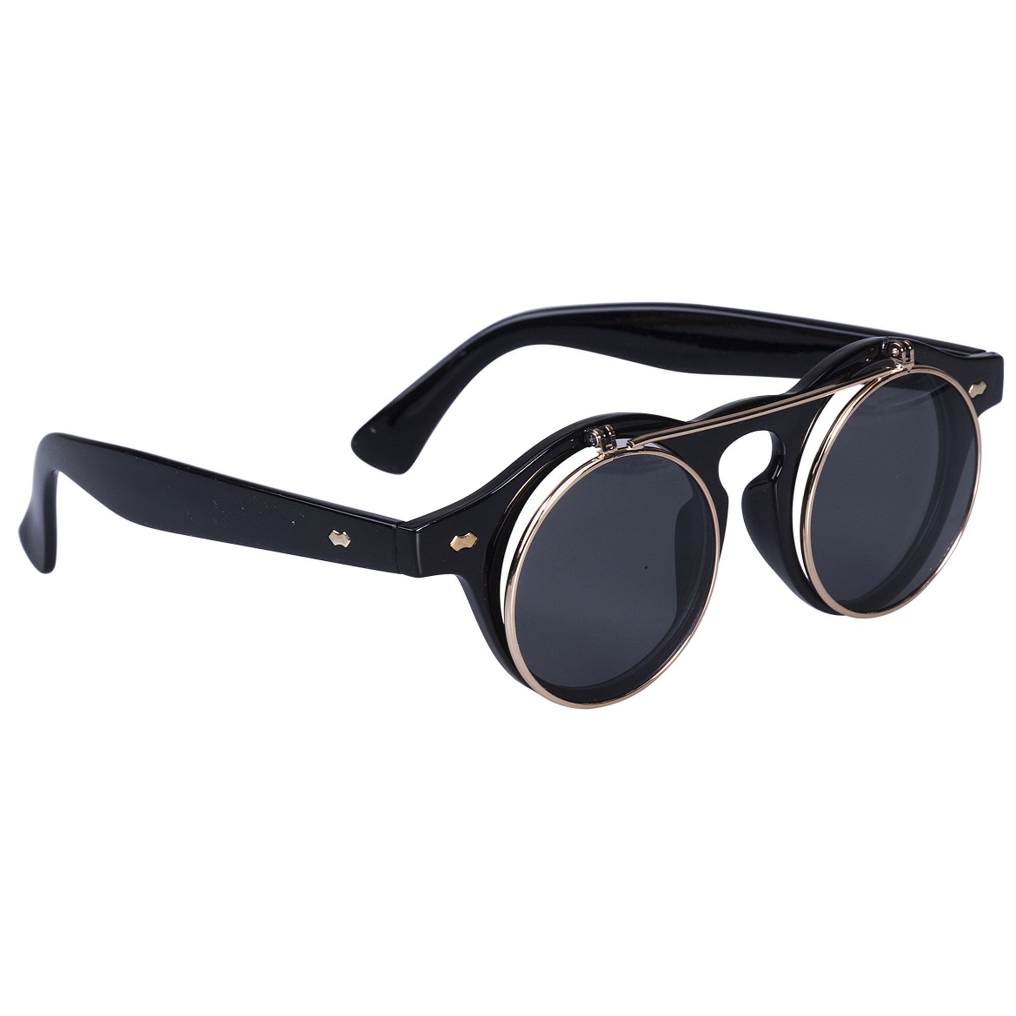 80s Retro fashion sunglasses vintage Mirrored Lens Gaga round good quality 