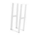 thumbnail image 4 of Bunblic Computer Host Under Desk Mount Bracket Accessory Easy to Install CPU Bracket White, 4 of 8