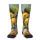 thumbnail image 1 of Balery Retro Warm Lemon Flower Calcetines novedosos Calcetines deportivos Calcetines hasta la rodilla Calcetines de algodón Calcetines originales y geniales, 1 of 6