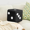 thumbnail image 6 of Ohmyroo Dice Shaped Low Stool Cube Ottoman Footrest for Living Room Bedroom Entryway Foot Rest Shoe Changing Extra Seating, 6 of 6