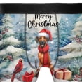 thumbnail image 4 of Merry Christmas Rhodesian Ridgeback Enjoys Woofmas Winter Xmas Holiday All Over Print Boxer Briefs Underwear for Men Dad Ridgebacks Dog Lover Gifts - 02022, 4 of 6