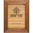 thumbnail image 4 of Rustic Wooden Picture Frame 4x6 Inch - Set of 2-100% Natural Eco Barn Wood with Real Glass - Made for Wall Hanging and Tabletop Display - Honey Brown, 4 of 8