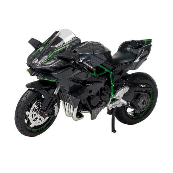 MAE 1:12 Kawasaki Ninja H2R Toy Motorcycle Diecast Metal Model Racing Sound & Light Collection Gift For Boy Kids M15