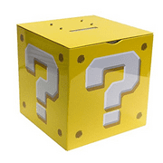 Nintendo Super Mario Bros. Question Block - Money Box Coin Bank