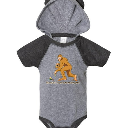 

Inktastic Hey Guys! Mushrooms! Gift Baby Boy or Baby Girl Bodysuit