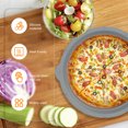 thumbnail image 2 of Pizza Pan 16 Inches Nonstick Pizza Tray for Oven Round Silicone Pizza Baking Pan with Holes Multipurpose Pizza Baking Tray for Home Kitchen Restaurant Outdoor Barbecue, 2 of 9