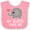 Pink and White, variant on Inktastic My Auntie Loves Me Niece Boys or Girls Baby Bib