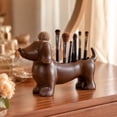 thumbnail image 5 of Dachshund Toothbrush Holder Organizer Base, Cute Resin Stand for Toothpaste and Makeup Brushes, Bathroom Countertop Storage, 5 of 6