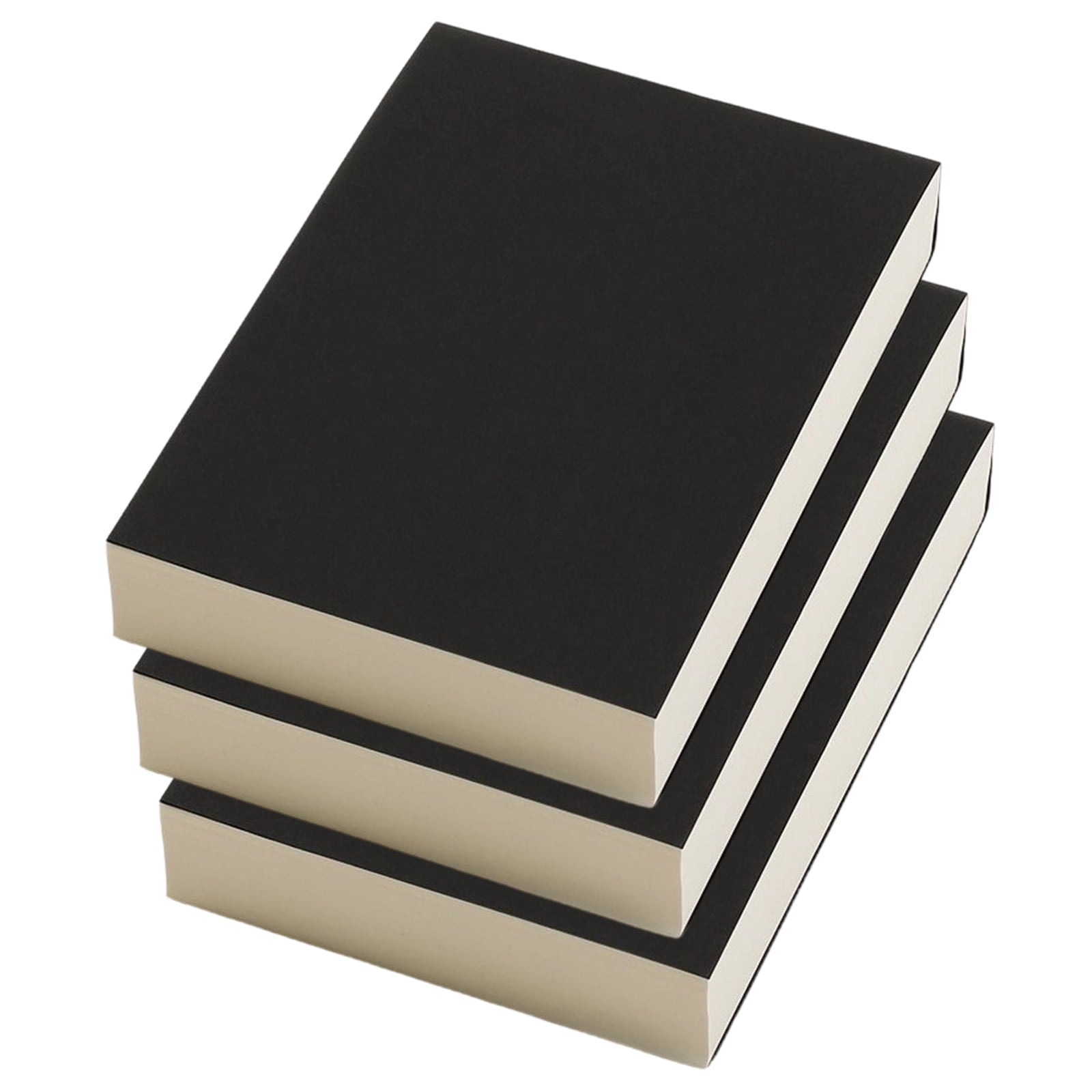 3Pieces Artist Sketchbooks Empty Pages Thick Draft Book For Drawing Writing And Brainstorming Small Note pad