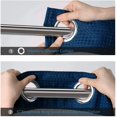 thumbnail image 3 of Shower Curtain Set Waffle Weave Curtain (Dark Blue), 3 of 7