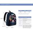 thumbnail image 3 of Mochilas Escolares Mochila Demon Slayer Nezuko Tanjiro Inosuke Mochilas Anime Niños Hombres Infantil, 3 of 4