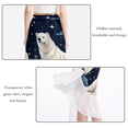 thumbnail image 2 of Polar Bear Elegant Chiffon Beach Dress with Polyester Straps - for Your Sunny Day at the Beach, 2 of 6