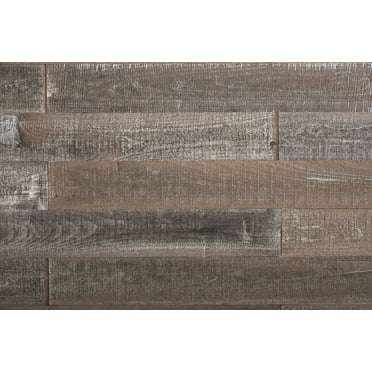 Smart Paneling 1/4 in. x 5 in. x 4 ft. Thermo-Treated Barn Wood Wall Planks 10 Sq. ft. in a Box