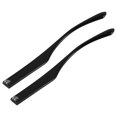 thumbnail image 2 of 2Pcs Universal Glasses Temple Replacement Arms Pressure Free Fit Black, 2 of 9