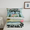 thumbnail image 5 of Erosebridal Cartoon Car Comforter Sets Queen Size,Happy Camping Bedding Queen Comforter Set,Lodge Cabin Bedding Sets Queen with Comforter,Breathable Boys Bedroom Decor,Reversible,3 Pieces, 5 of 8