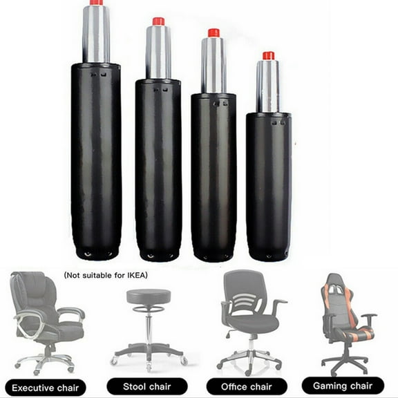 SHANNA Black Office Chair Gas Lift Cylinder Replacement Universal Heavy Duty Gas Cylinder for Most Office Chairs and Swivel Chairs