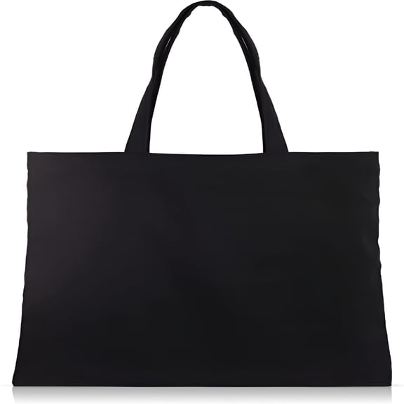 AOMRCOL Cotton Canvas Tote Bags; Reusable Grocery Bags; Shopping Bags; Gift Bags; Canvas Bags; Diy Tote Bags Canvas Tote Bag(Black)