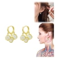 thumbnail image 4 of EGNMCR Exquisite And Unique Temperament, Refreshing Design Earrings For Women Opal Earrings A Earing, 4 of 4