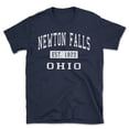 thumbnail image 1 of Newton Falls Ohio Classic Established Men's Cotton T-Shirt, 1 of 1