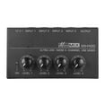 thumbnail image 3 of Mezclador De Audio De 2x 4 Canales Micrófono Mezclador Estéreo Portátil Para Bajo Baoblaze  Mezclador de audio, 3 of 8