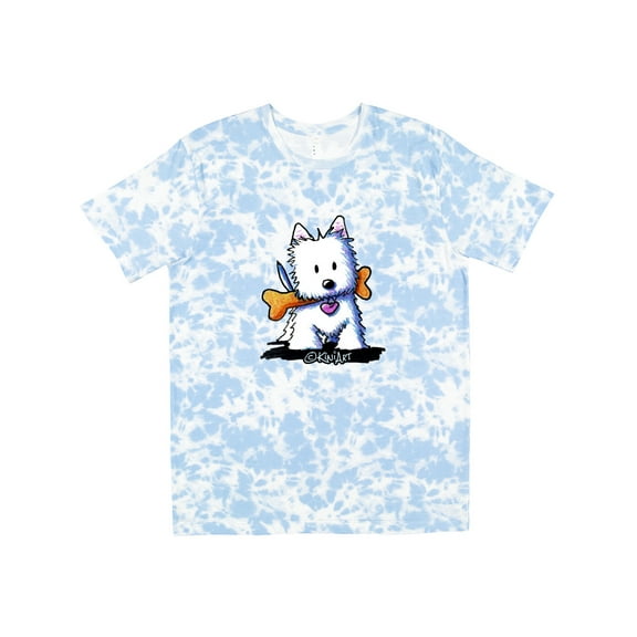 Inktastic Kiniart Westie with Bone T-Shirt