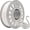 White, variant on PLA  Filament 1.75mm, Printer Filament High Speed PLA for  Printing,1KG Spool(2.2lbs),Dimensional Accuracy +/- 0.03mm,Fit  FDM  Printers (White)