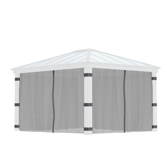 Ensemble de moustiquaires CANOPIA by PALRAM pour tonnelles Dallas de 12 pi x 14 pi
