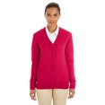 thumbnail image 1 of Harriton Ladies' Pilblocâ„¢ V-Neck Button Cardigan Sweater, 1 of 3