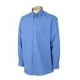 thumbnail image 4 of Van Heusen Chemise Popeline Soyeuse pour Homme, 3TG, Pervenche, 4 of 4