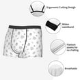thumbnail image 5 of Wukai Hand Drawn Turtle Print Men’s Underwear Breathable Boxer Briefs,&nbsp;Moisture Wicking & Breathable-Medium, 5 of 7