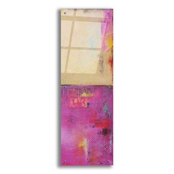 Epic Art 'Urban Poetry II' by Erin Ashley, Acrylic Glass Wall Art, 16"x48"