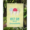 thumbnail image 3 of Carolines Treasures SB3109GF Keep calm and eat snowballs Flag Garden Size  Small multicolor, 3 of 3