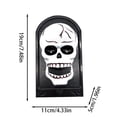 thumbnail image 2 of Halloween Hanging Decor Set 7.5" Lighted Porch Ornaments With Designs Outdoor Holiday Decorations For Doors, 2 of 6