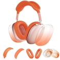 thumbnail image 1 of Funda 4 en 1 de silicona TPU para AirPods Max Jiboku color naranja, 1 of 1