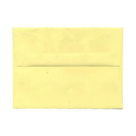 jam paper a6 invitation envelopes 5 3 4 x 8 3 4 lemonade light