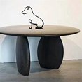 thumbnail image 3 of Dog Minimalist Art Sculpture,Personalized Metal Line Crafts- Statue for Living Room,Home Office,Desk,Wall Decor, 3 of 5